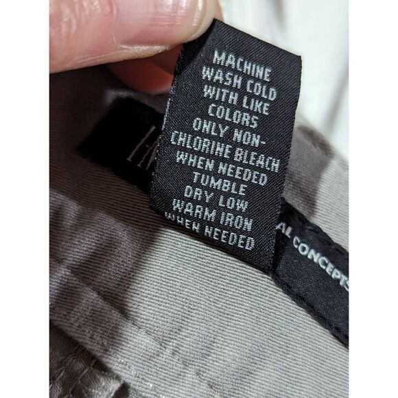 INC International Concepts Women's Gray Straight-Leg Mid-Rise Khakis Pants Size - Picture 4 of 4